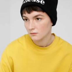 Ellesse POM POM BEANIE - Bonnet - Black -Ellesse Elegant Boutique fb66a498bb364399b18bffb6ed1dabf3
