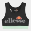 Ellesse TOSCANA - Soutien-gorge De Sport - Black/light Green