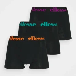 Ellesse HALI FASHION TRUNKS 3 PACK - Shorty - Black/multi-coloured